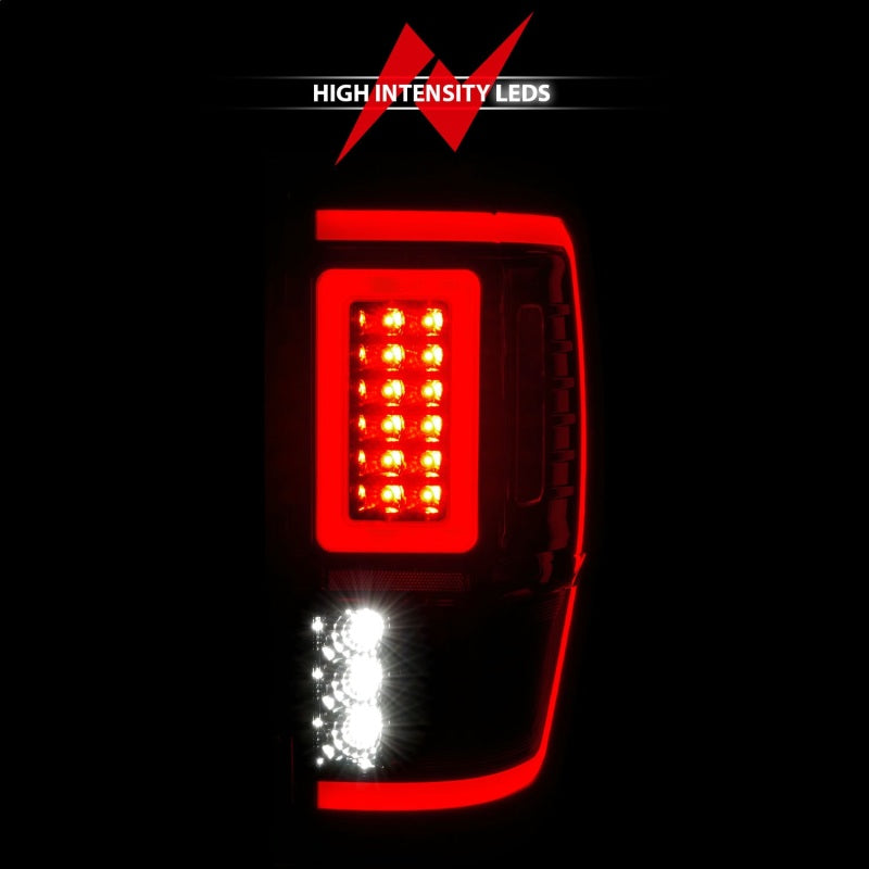 ANZO 311446 FITS 311446 FITS 19-22 Ford Ranger Full LED Taillights w/ Lightbar Sequential Signal Black Housing/Clear Lens