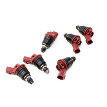 Load image into Gallery viewer, DeatschWerks 01J-00-0270-6 - 96-99 Nissan I30 VQ30 / Maxima VQ30de / 300zx 270cc Side Feed Injectors