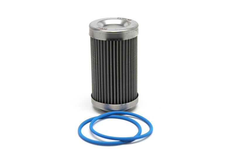 Fuelab 71803 - 100 Micron Stainless Replacement Element 3in w/2 O-Rings & Instructions