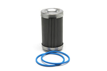 Load image into Gallery viewer, Fuelab 71803 - 100 Micron Stainless Replacement Element 3in w/2 O-Rings & Instructions