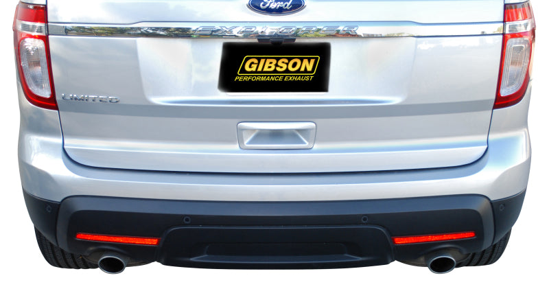 Gibson 619693 - 11-18 Ford Explorer Base 3.5L 2.25in Axle-Back Dual Exhaust Stainless