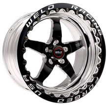 Load image into Gallery viewer, Weld 71MB7110W58F - S71 17x11 / 5x115mm BP / 5.8in. BS Black Wheel (Medium Pad) Black Single Beadlock MT