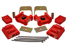 Load image into Gallery viewer, Energy Suspension 3.1124R - 73-84 K5 Blazer 4WD Fullsize Red Complete Motor&Trans Mount Set Zinc Finish