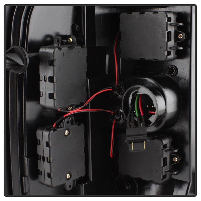 SPYDER 5084088 FITS 5084088 - Spyder 07-13 Silverado (Will Not Work w/2010 921 Bulb) V3 LED Tail Lghts Blk ALT-YD-CS07V3-LBLED-BK