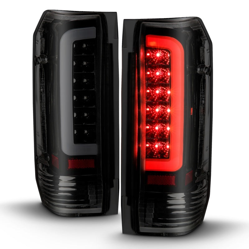ANZO 311351 FITS 311351 FITS: 1987-1996 Ford F-150 LED Taillights Black Housing Smoke Lens (Pair)