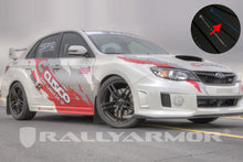 Load image into Gallery viewer, Rally Armor MF19-UR-BLK/BL FITS: 11+ STI/WRX Sedan Only UR Black Mud Flap w/ Blue Logo