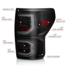 Load image into Gallery viewer, ANZO 311337 FITS: 2007-2013 Toyota Tundra LED Taillights Plank Style Black w/Smoke Lens