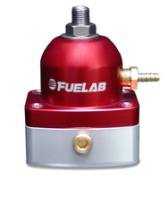 Load image into Gallery viewer, Fuelab 53501-2 FITS 535 EFI Adjustable Mini FPR 25-90 PSI (2) -6AN In (1) -6AN ReturnRed