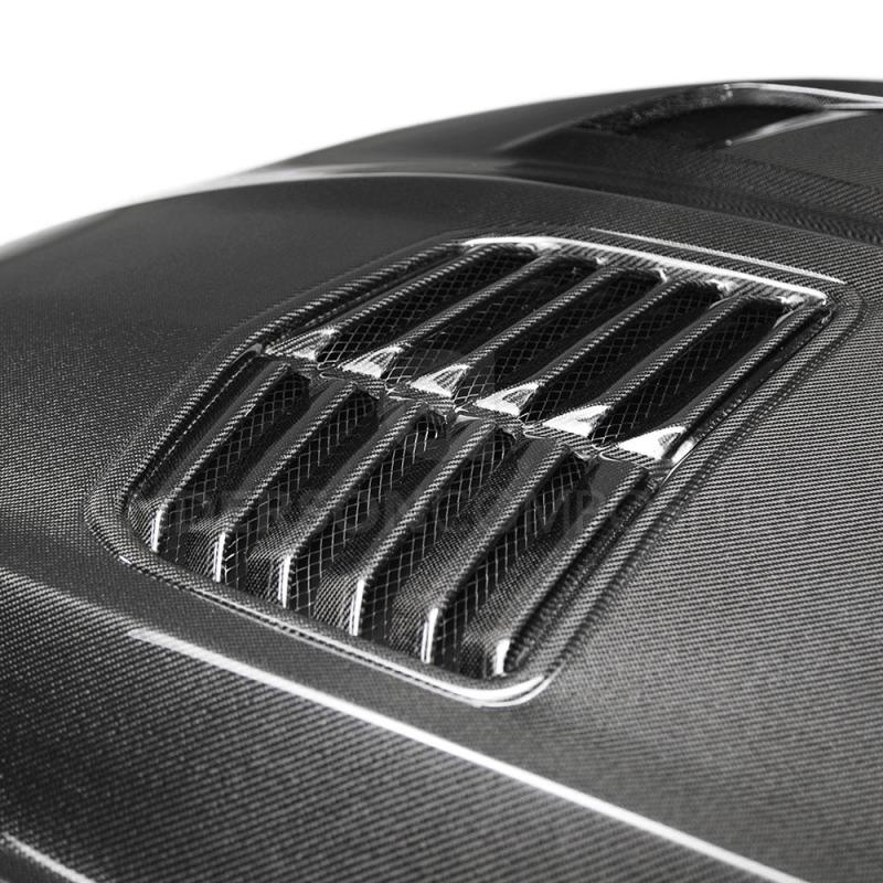 Anderson Composites AC-HD19CHCAM-T2-DS FITS 16-19 Chevrolet Camaro Double Sided Carbon Fiber Type-T2 Style Hood