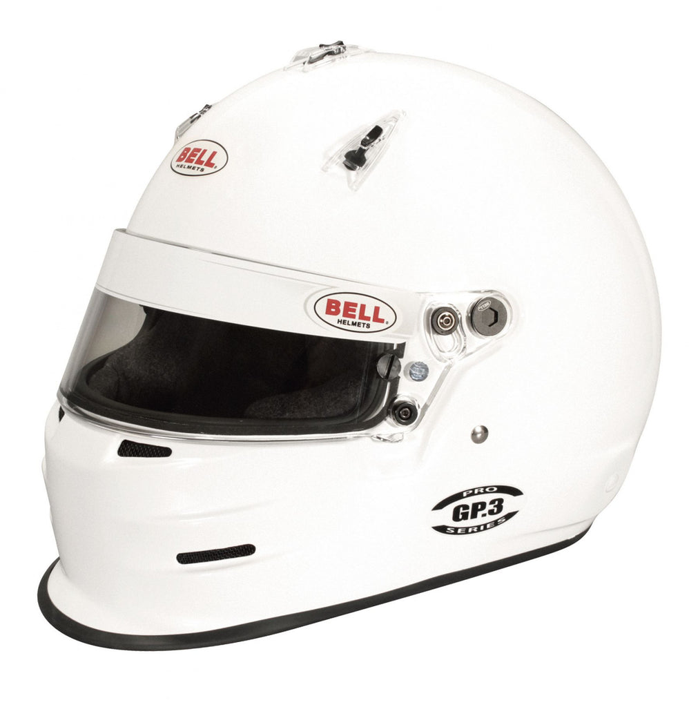 Bell GP3 White Racing Helmet - 61 cm