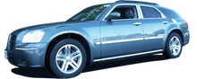 Load image into Gallery viewer, QAA Chrome Bumper Trim For 2005-2008 Dodge Magnum - 4-door Wagon