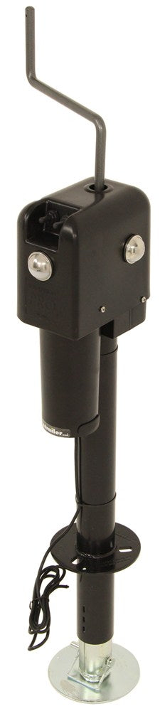 SUSPENSN PRO 81199 Trailer Tongue Jack Has Weather-Protected Switches To Let You Operate Lights And Jack Independently