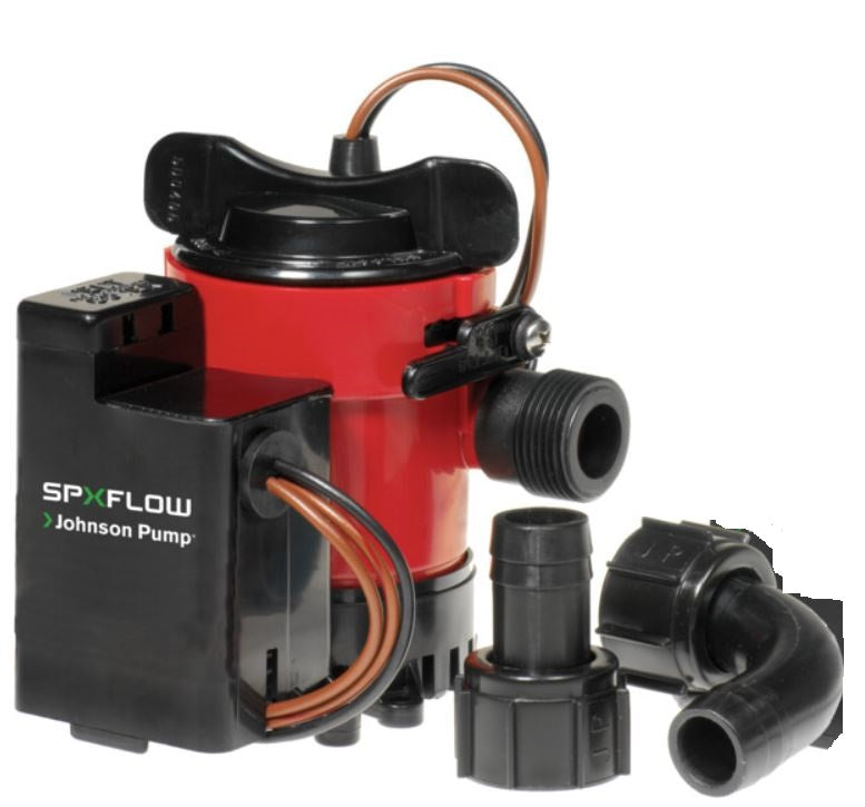 JOHNSON PUMP 05903-00 Bilge Pump Pre-Configured With An Electro-Magnetic Float Switch For Automatic Operation