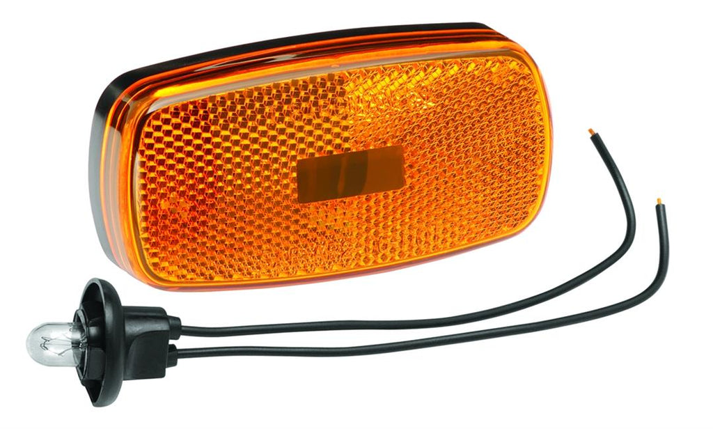BARGMAN 30-59-004 Clearance Light Clearance And Side Marker Light Has A Rugged ABS Base And Acrylic Snap-On Reflex Lens