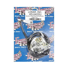 Load image into Gallery viewer, Lokar KD-2AODU  -  Ford AOD Trans Kick Down Cable Black