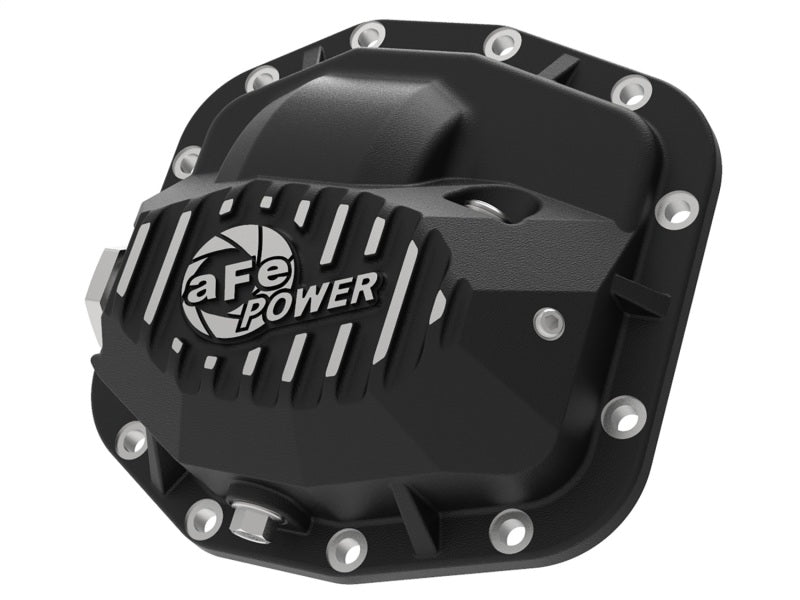 aFe 46-71010B FITS Pro Series Front Differential Cover Black 2018+ Jeep Wrangler (JL) V6 3.6L (Dana M186)