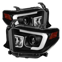 Load image into Gallery viewer, SPYDER 5080158 FITS 5080158 - Spyder Toyota Tundra 2014-2016 Projector Headlights Light Bar DRL Black PRO-YD-TTU14-DRL-BK