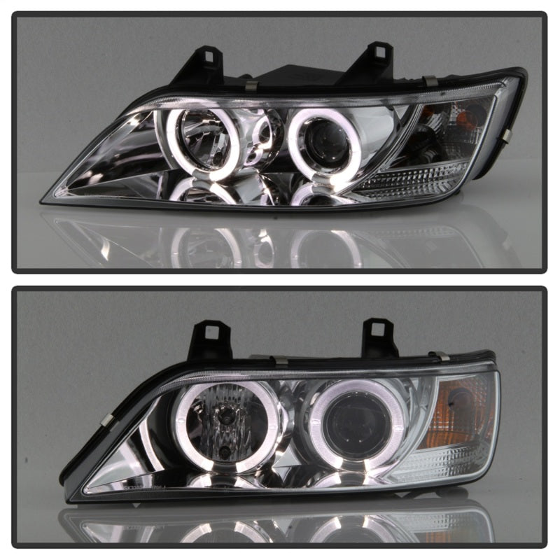 SPYDER 5009098 - Spyder BMW Z3 96-02 Projector Headlights LED Halo Chrome High H1 Low H1 PRO-YD-BMWZ396-HL-C