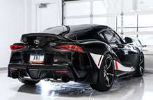 Load image into Gallery viewer, AWE 2020 Toyota Supra A90 Non-Resonated Touring Edition Exhaust - 5in Diamond Black Tips