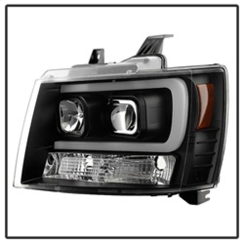 SPYDER 5082565 FITS 5082565 - Spyder 07-14 Chevy Suburban/1500/2500/Tahoe V2 Projector Headlights Blk PRO-YD-CSUB07V2-DRL-BK