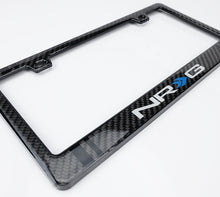 Load image into Gallery viewer, NRG Carbon License Plate Frame/ Fiber Poly Dip Finish Wet w/ NRG Logo - free shipping - Fastmodz