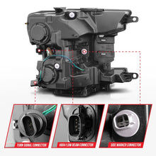 Load image into Gallery viewer, ANZO 111509 FITS: 2018-2020 Ford F-150 Projector Headlight w/ Plank Style Switchback Black Housing