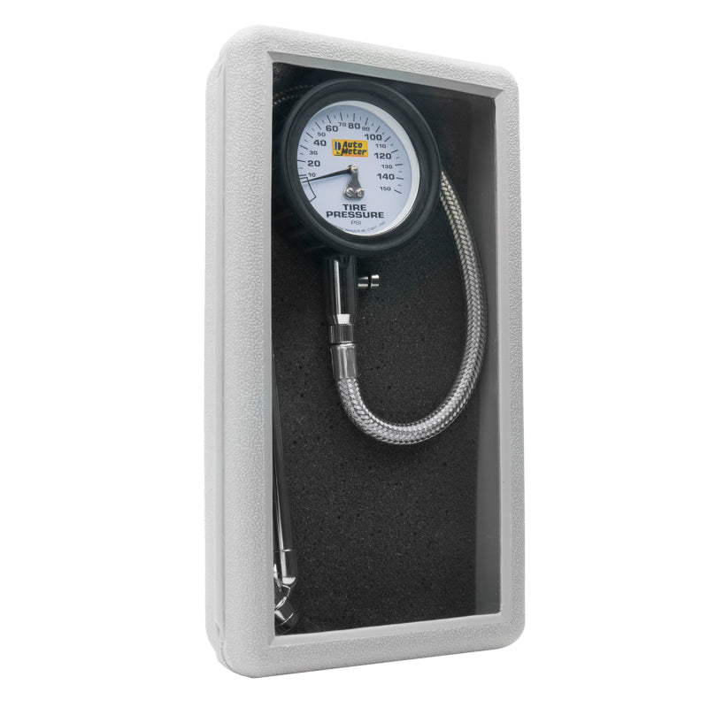 AutoMeter 2165 - Autometer 150 PSI Analog Tire Pressure Gauge