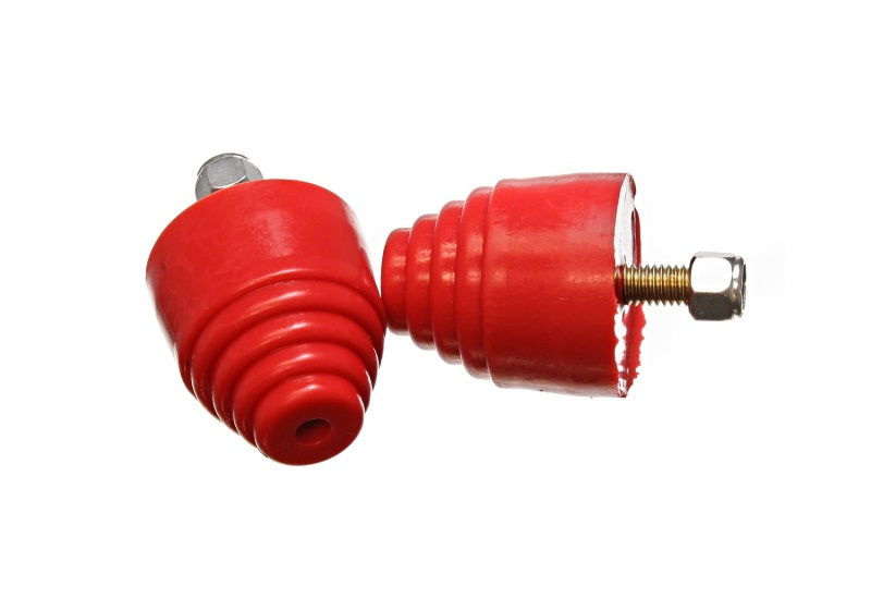 Energy Suspension 9.9101R FITS 9.9101R - All Purpose Red Bump Stop Set 2 1/8 inch Tall / 2 inch dia. (2 per set)