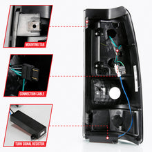 Load image into Gallery viewer, ANZO 311334 FITS 311334 - FITS: 2003-2006 Chevy Silverado 1500 LED Taillights Plank Style Black w/Smoke Lens