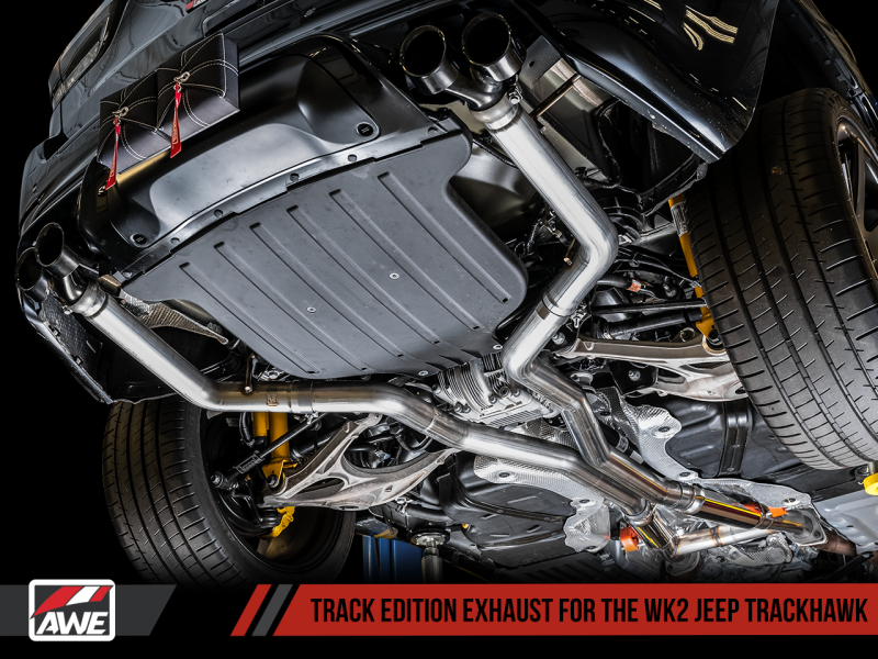 AWE Tuning 3020-31023 FITS 2020 Jeep Grand Cherokee SRT/Trackhawk Track Edition Exhaust - Use w/Stock Tips