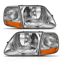 Load image into Gallery viewer, ANZO 111438 FITS 111438 FITS: 1997-2003 Ford F-150 Crystal Headlight G2 Clear With Parking Light