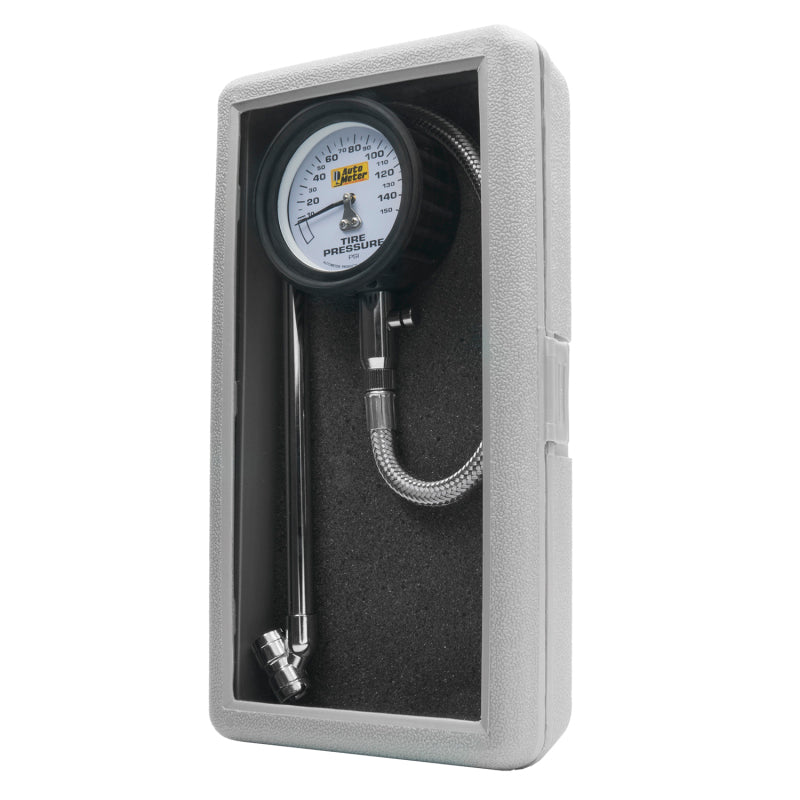 AutoMeter 2165 - Autometer 150 PSI Analog Tire Pressure Gauge