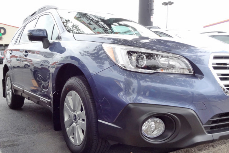 Rally Armor MF36-UR-BLK/GRY FITS: 2015 Subaru Outback UR Black Mud Flap w/ Grey Logo