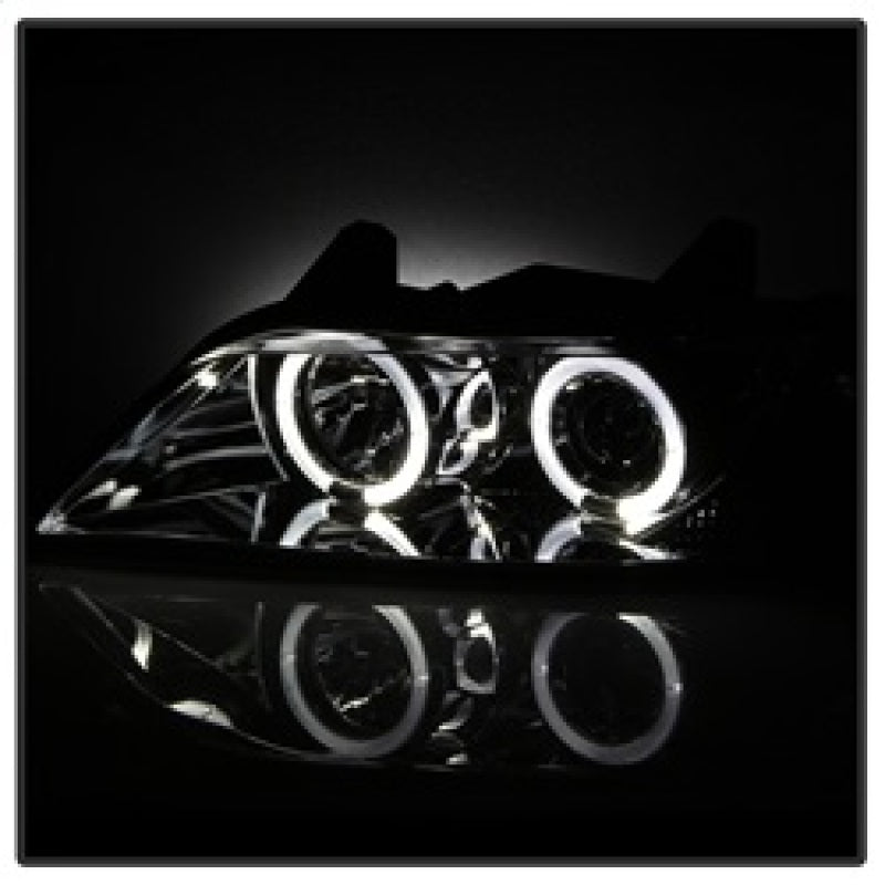 SPYDER 5009098 - Spyder BMW Z3 96-02 Projector Headlights LED Halo Chrome High H1 Low H1 PRO-YD-BMWZ396-HL-C