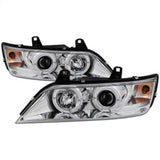 SPYDER 5009098 - Spyder BMW Z3 96-02 Projector Headlights LED Halo Chrome High H1 Low H1 PRO-YD-BMWZ396-HL-C