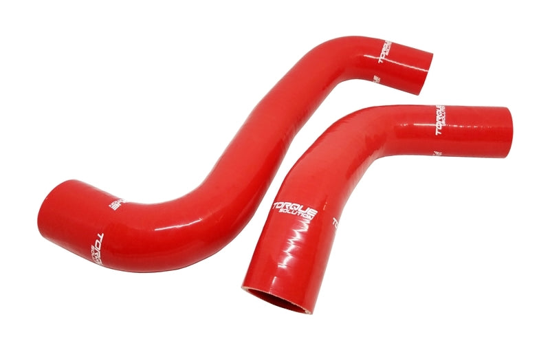 Torque Solution TS-SU-420RD - 08-14 Subaru WRX / 08-18 STI / 09-13 Forester XT Silicone Radiator Hose Kit Red