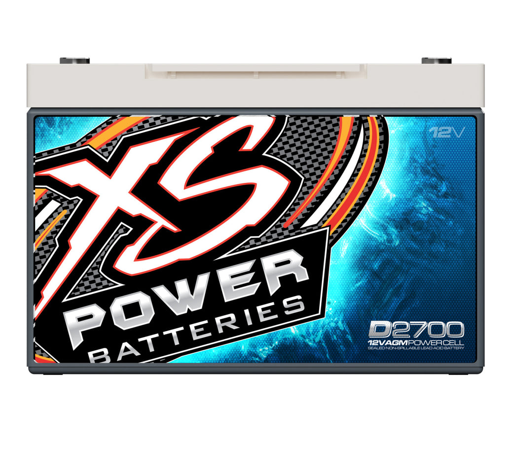 XS Power Batteries 12V AGM D Series Batteries - M6 Terminal Bolts Included 4300 Max Amps