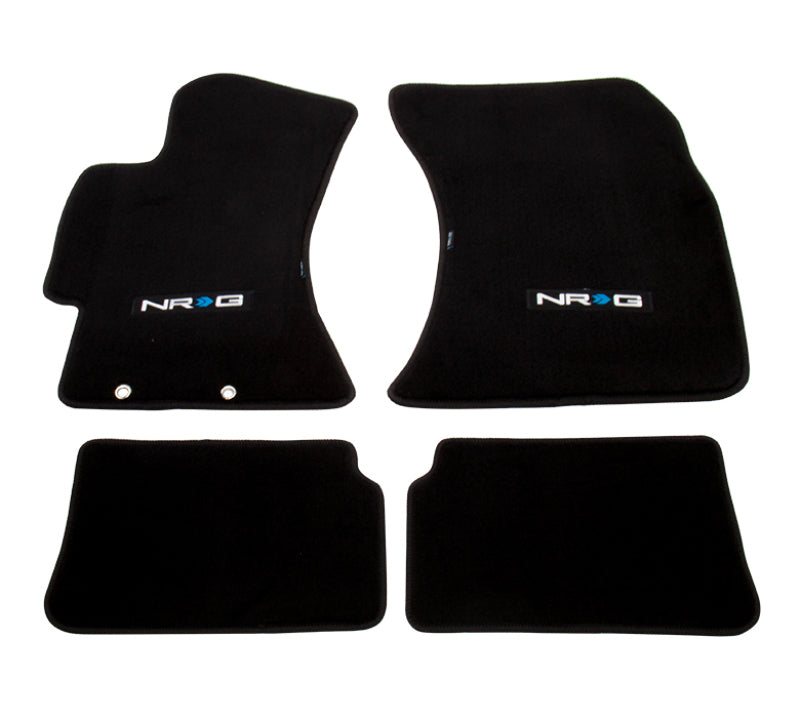 NRG FMR-410NRG - FMR-410 Floor Mats 2009-2011 Subaru Impreza WRX/STi ( Logo) 4pc.