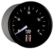 Load image into Gallery viewer, AutoMeter ST3315 - Autometer Stack Instruments 52mm 0-280 Ohm Programmable Pro Stepper Motor Fuel Level Gauge Black