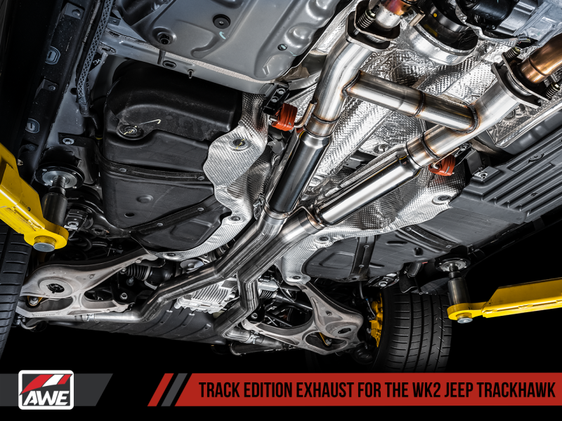 AWE Tuning 3020-31023 FITS 2020 Jeep Grand Cherokee SRT/Trackhawk Track Edition Exhaust - Use w/Stock Tips