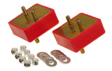 Prothane 1-503 - 67-92 Jeep V8 Motor Mounts Red