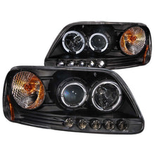 Load image into Gallery viewer, ANZO 111031 -  FITS: 1997.5-2003 Ford F-150 Projector Headlights w/ Halo and LED Black 1pc