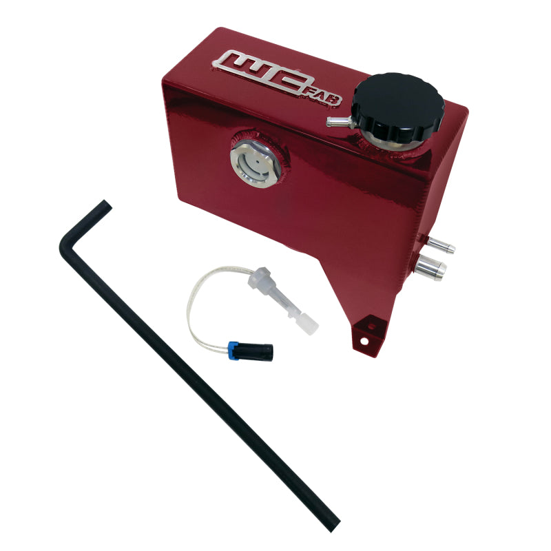 Wehrli WCF100647-RED - 11-16 Chevrolet 6.6L LML Duramax OEM Placement Coolant Tank Kit WCFab Red