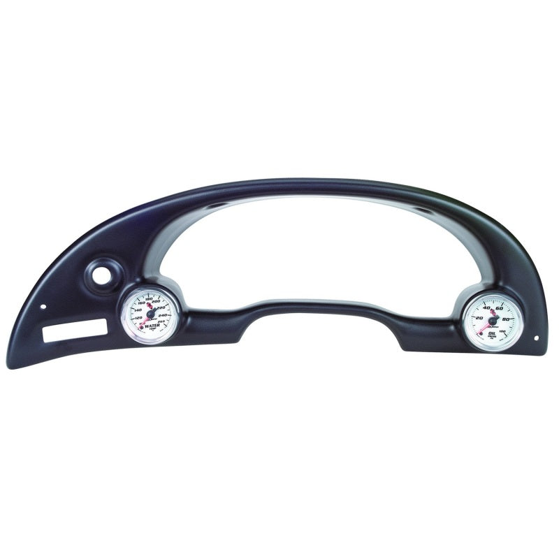 AutoMeter 10003 - Autometer 94-00 Ford Mustang 52mm Black Dual Instrument Cluster Bezel