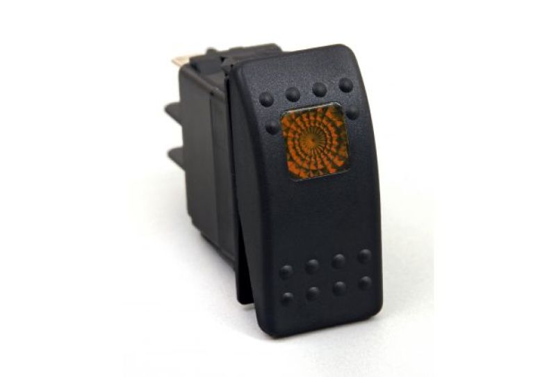 Daystar KU80013 - Rocker Switch Amber Light 20 AMP Single Pole