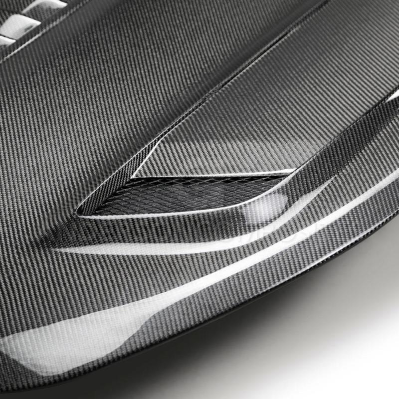 Anderson Composites AC-HD19CHCAM-T2-DS FITS 16-19 Chevrolet Camaro Double Sided Carbon Fiber Type-T2 Style Hood