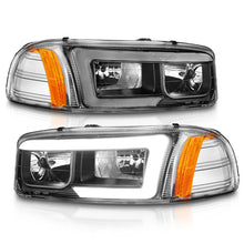 Load image into Gallery viewer, ANZO 111522 FITS: ANZO 99-17 GMC Sierra/Denali Headlights Black Amber (w/C Light Bars)