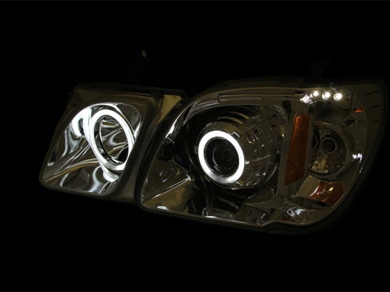 ANZO 111170 FITS: 1998-2007 Lexus Lx470 Projector Headlights w/ Halo Black (CCFL)