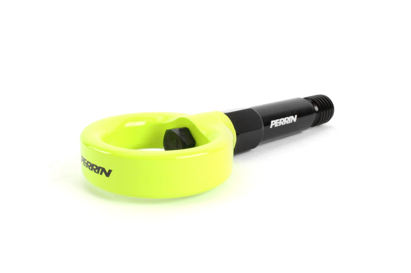 Perrin Performance PTP-BDY-230NY - Perrin 2020 Toyota Supra Tow Hook Kit (Front) Neon Yellow