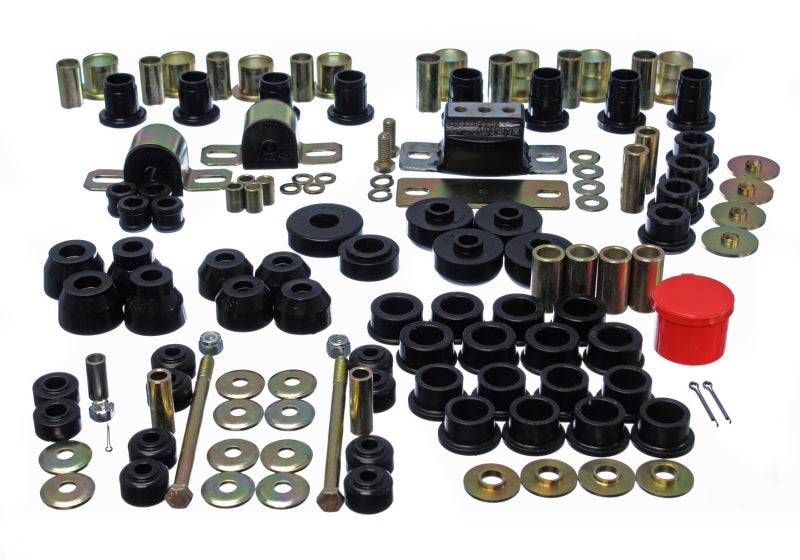 Energy Suspension 3.18123G FITS 3.18123G - 63-82 Chevrolet Corvette Black Hyper-flex Master Bushing Set